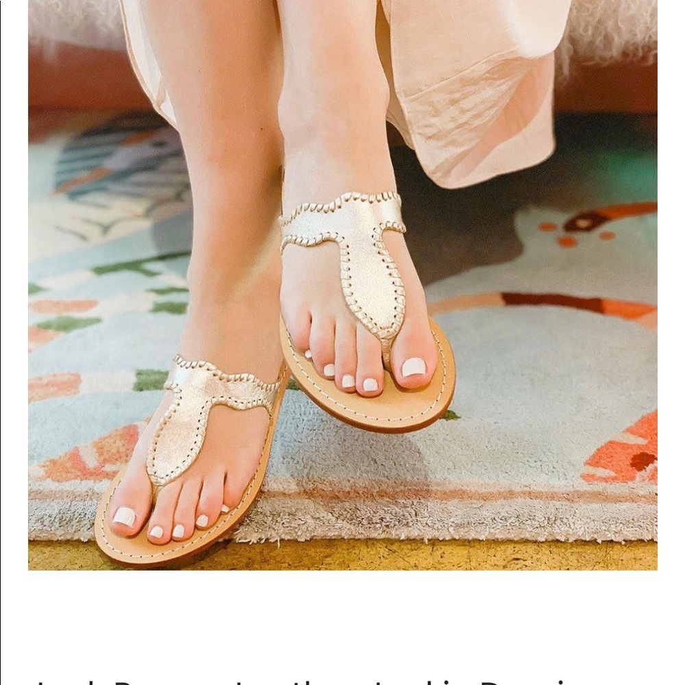‼️SOLD‼️ JACK ROGERS -JACKIE DEMI WEDGE- leather